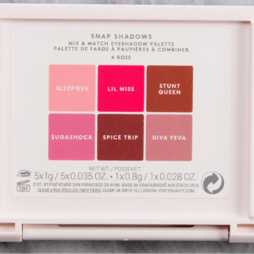 Fenty Beauty Rose (4) snap eye palette